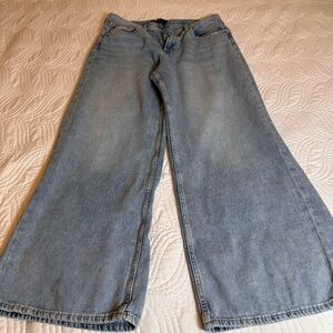 GAP Light Blue Sz. 12/31R High Rise Wide-Leg Jeans